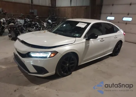 2022 Honda Civic Sport из США, поврежденный, VIN 2HGFE2F52NH595139